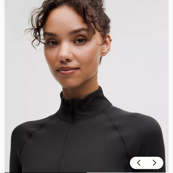 Lululemon rulu run ribbed cropped half zip - Picture 4 of 9